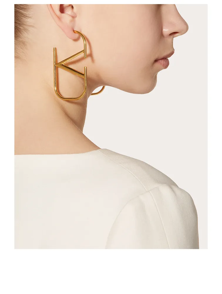 VLOGO Hoop Earrings