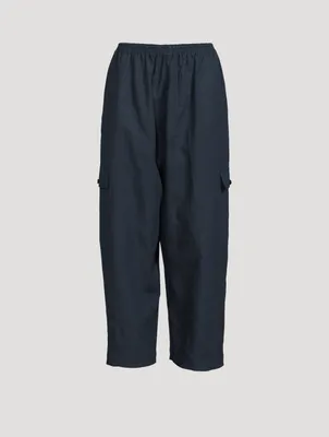 Japanese Linen Cargo Pants