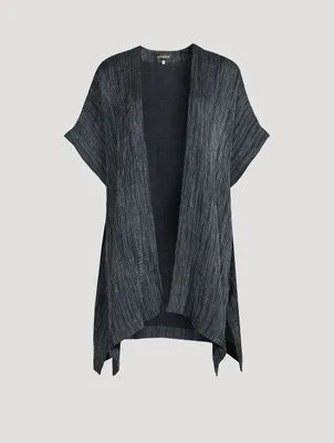 Linen-Blend Tunic Shirt