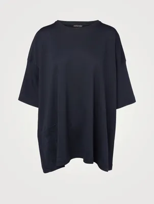 Long T-Shirt With Patch Pocket