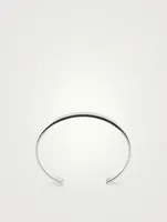 33g Polished Sterling Silver Ribbon Bracelet