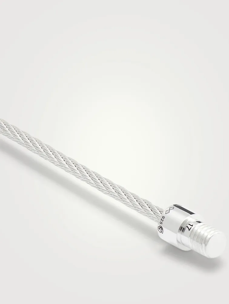 9g Polished Sterling Silver Cable Bracelet