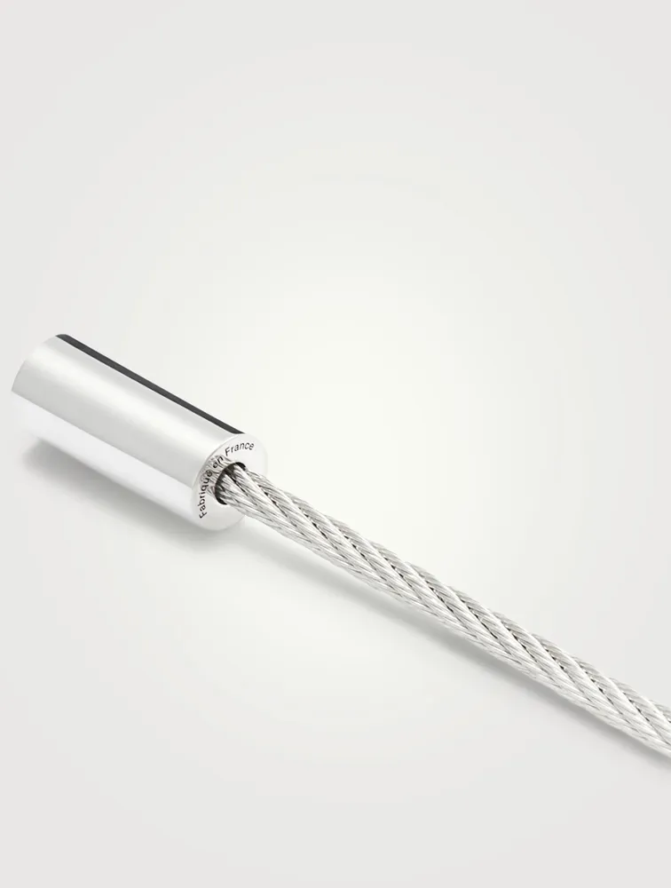 9g Polished Sterling Silver Cable Bracelet
