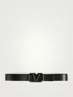 VLOGO Signature Leather Belt