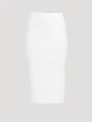 Telde Ribbed Midi Skirt