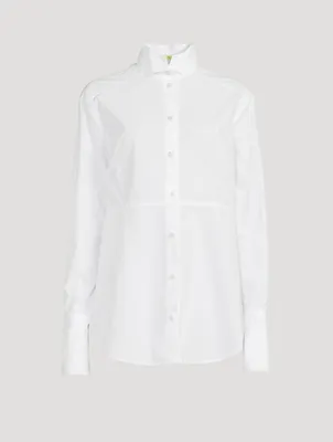 Veria Cotton Tuxedo Shirt