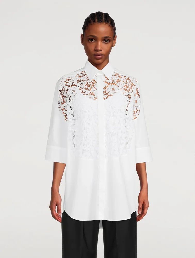 Cotton Lace Shirt