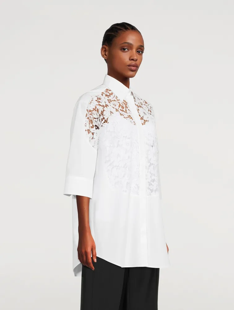 Cotton Lace Shirt