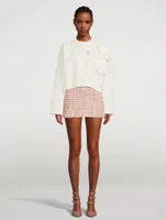 Lurex Tweed Mini Skort