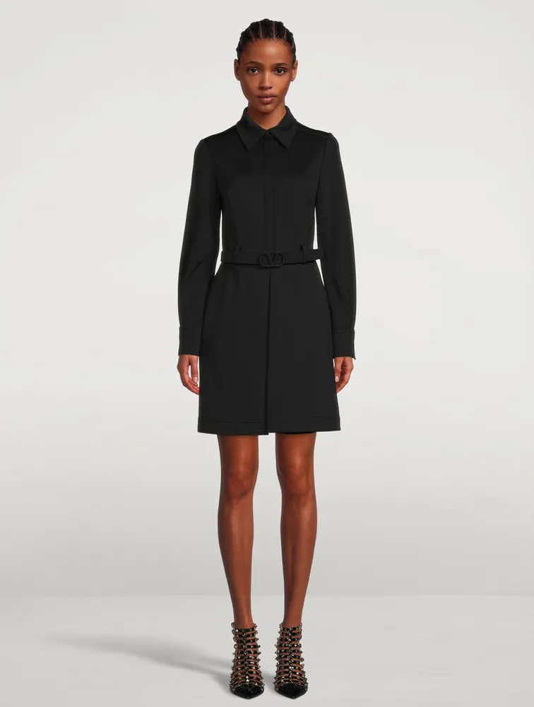 Compact Interlock Jersey Mini Dress