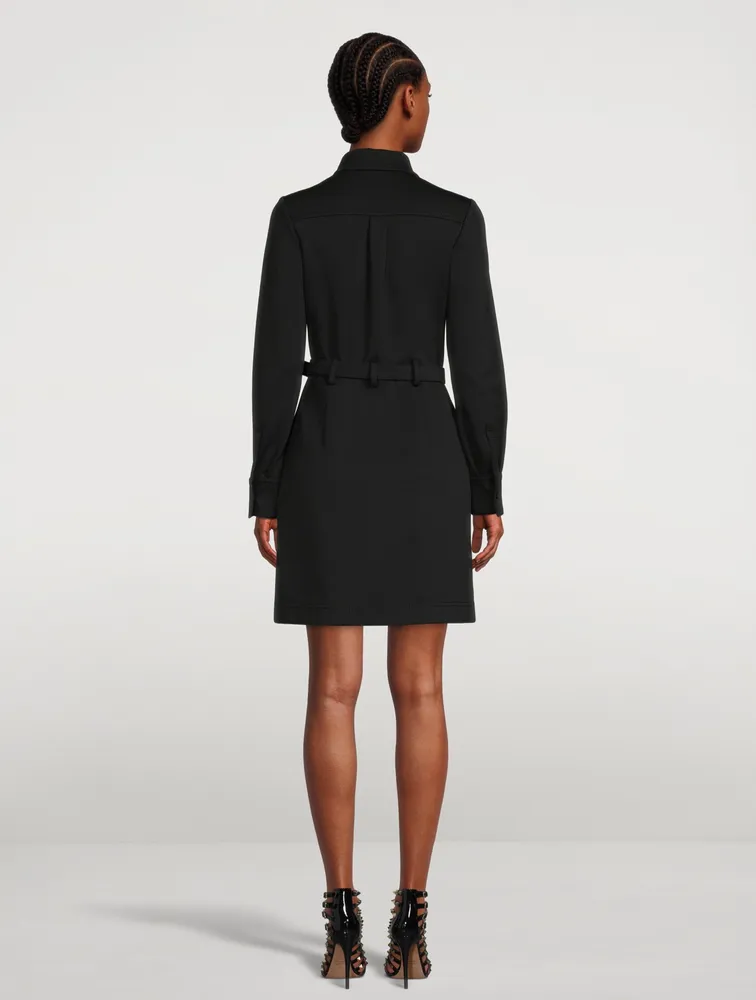Compact Interlock Jersey Mini Dress