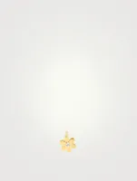 Baby 14K Daisy Stud Earring With Diamond