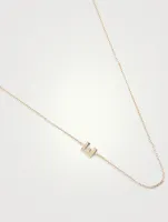 Love Letter 14K Gold Single Diamond Necklace