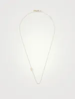 Love Letter 14K Gold J Necklace With Diamond