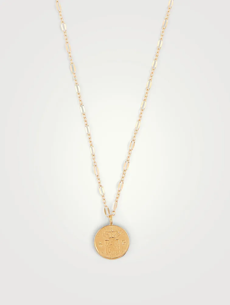 Duke 14K Gold-Filled Coin Pendant Necklace