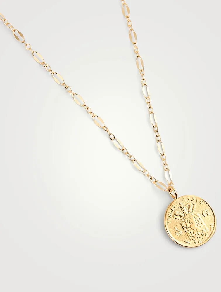 Duke 14K Gold-Filled Coin Pendant Necklace