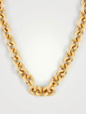 Blake 14K Gold Plated Chunky Chain Choker Necklace