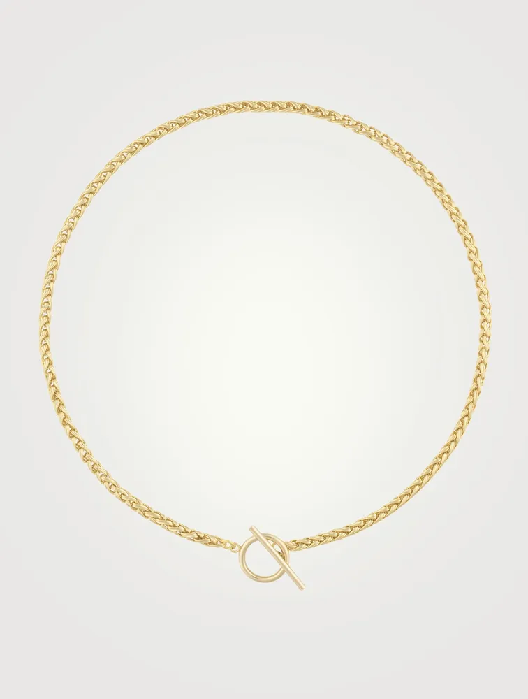 Sawyer 14K Gold Plated Rope Chain Necklace