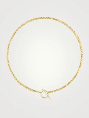 Sawyer 14K Gold Plated Rope Chain Necklace