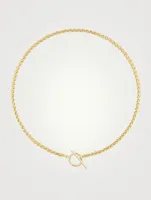 Sawyer 14K Gold Plated Rope Chain Necklace