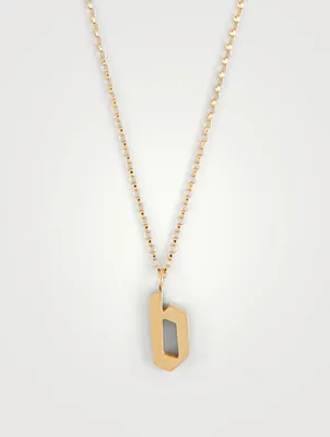 Tudor 14K Gold-Filled Pendant Necklace With B Letter
