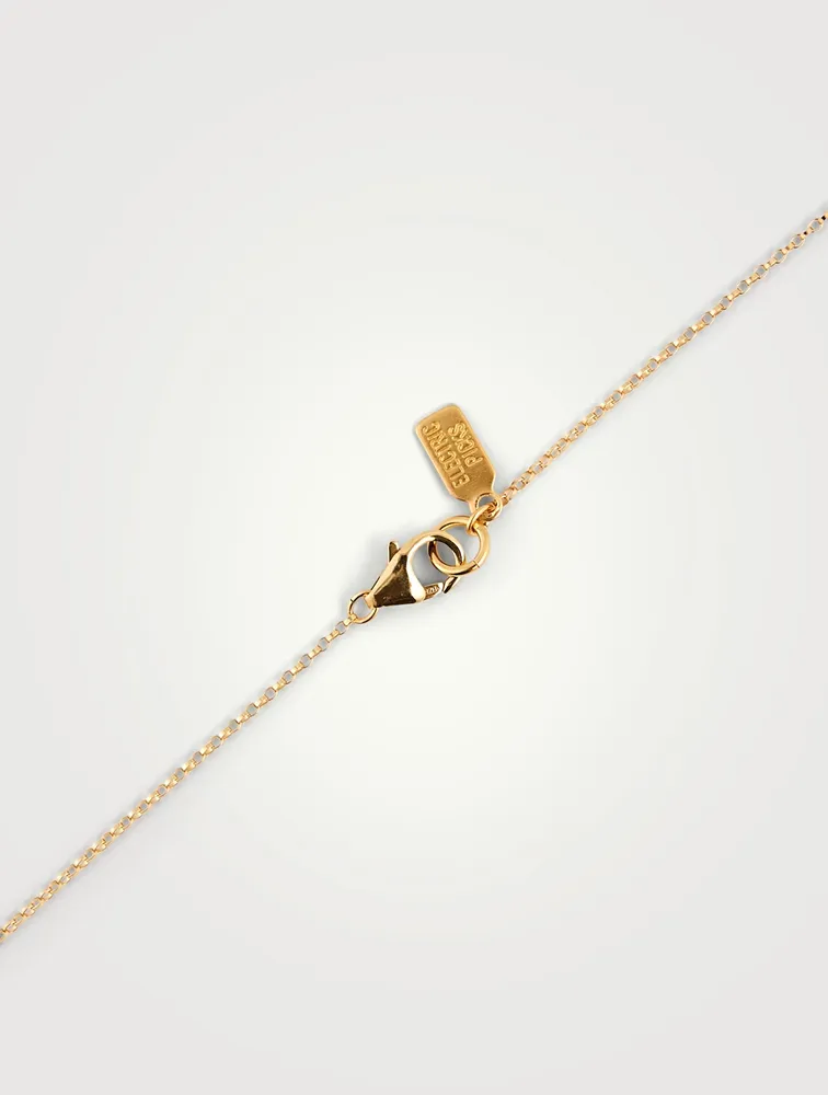 Tudor 14K Gold-Filled Pendant Necklace With B Letter