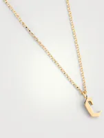 Tudor 14K Gold-Filled Pendant Necklace With C Letter