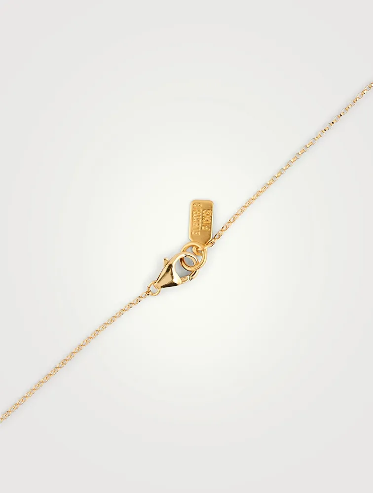Tudor 14K Gold-Filled Pendant Necklace With C Letter