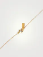 Tudor 14K Gold-Filled Pendant Necklace With C Letter