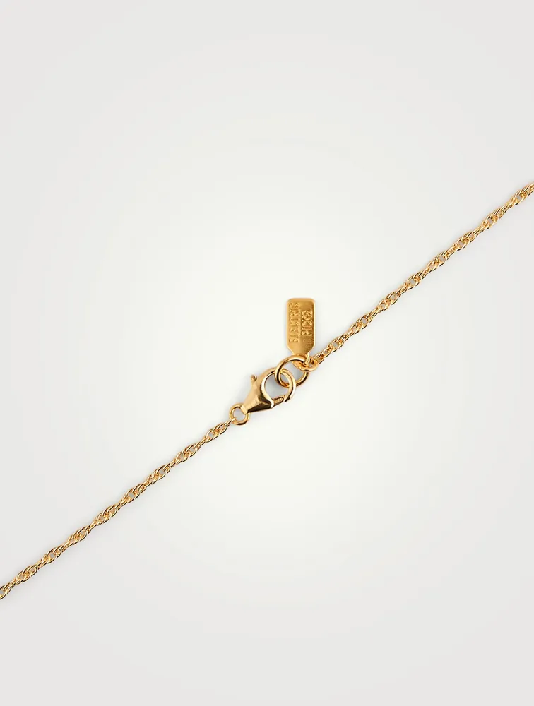 Tudor 14K Gold-Filled Pendant Necklace With D Letter