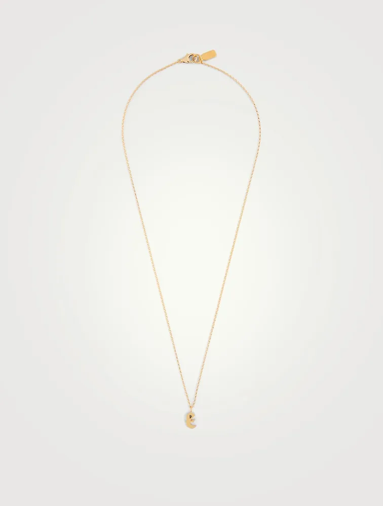 Tudor 14K Gold-Filled Pendant Necklace With E Letter