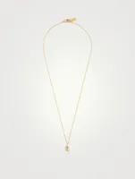 Tudor 14K Gold-Filled Pendant Necklace With E Letter