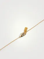 Tudor 14K Gold-Filled Pendant Necklace With E Letter
