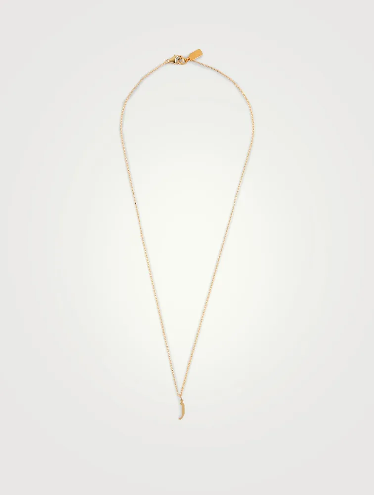 Tudor 14K Gold-Filled Pendant Necklace With J Letter