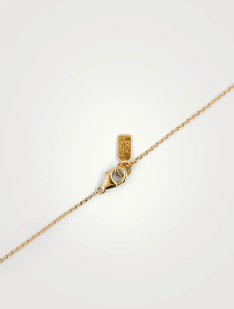 Tudor 14K Gold-Filled Pendant Necklace With Letter