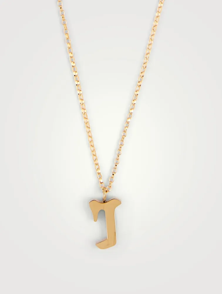 Tudor 14K Gold-Filled Pendant Necklace With R Letter