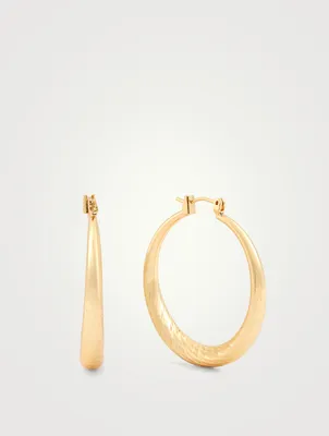 Soho 14K Gold Plated Hoop Earrings