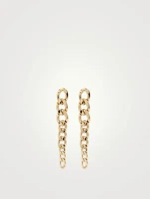 Remington 14K Gold Plated Chain Link Earrings