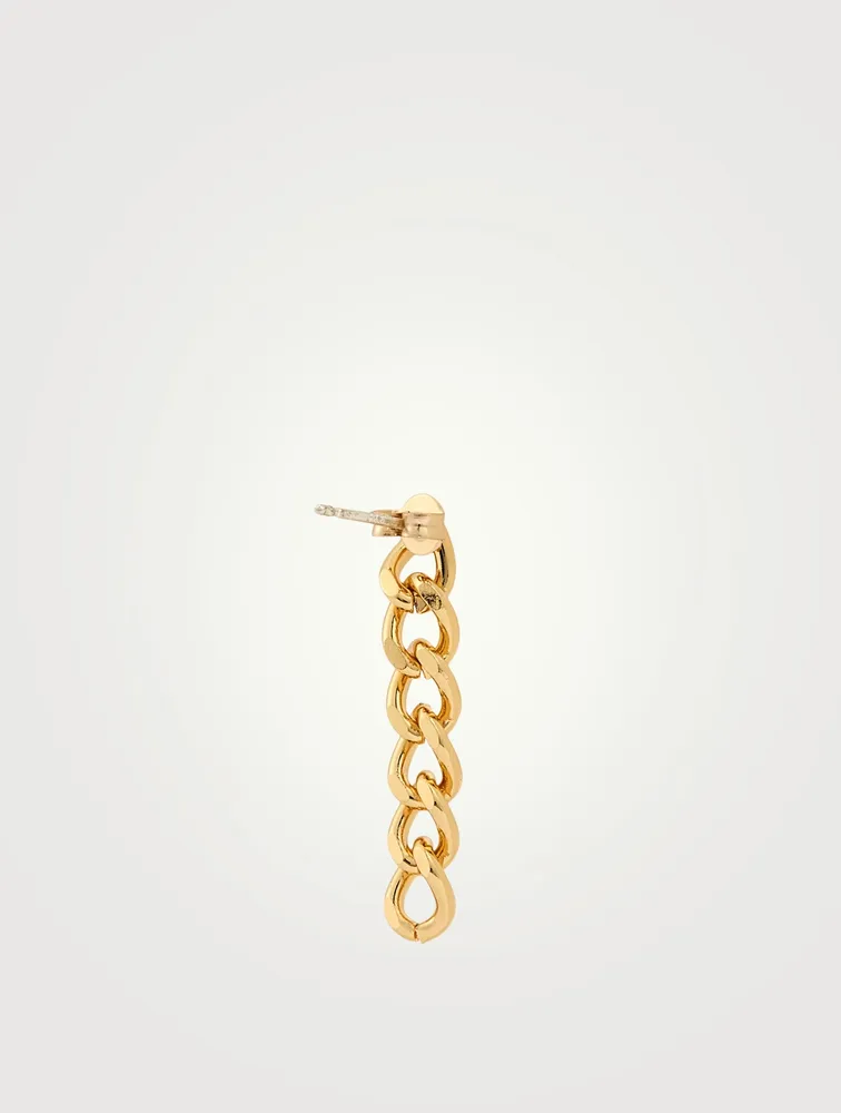 Ava 14K Gold Plated Chain Link Earrings