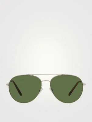 Airdale Metal Aviator Sunglasses