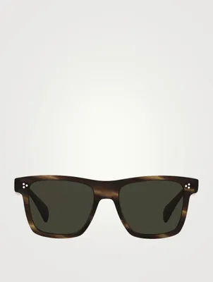 Casian Oversized Rectangular Sunglasses