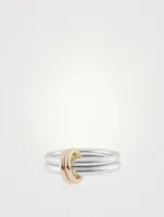 Calliope Sterling Silver Stacked Ring
