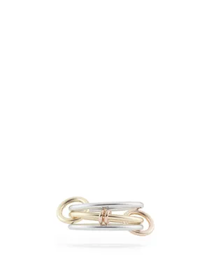Acacia MX 18K Gold And Sterling Silver Stacked Ring