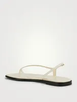 Constance Leather Slingback Thong Sandals