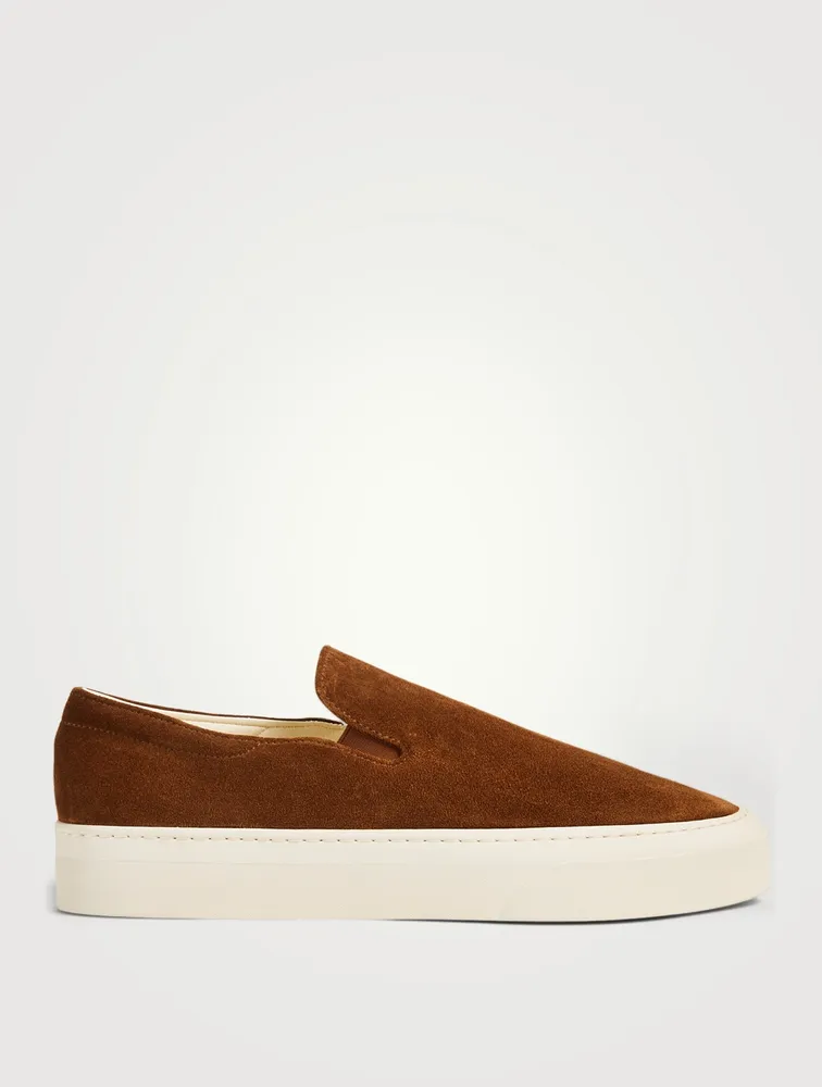 Marie H Suede Slip-On Sneakers