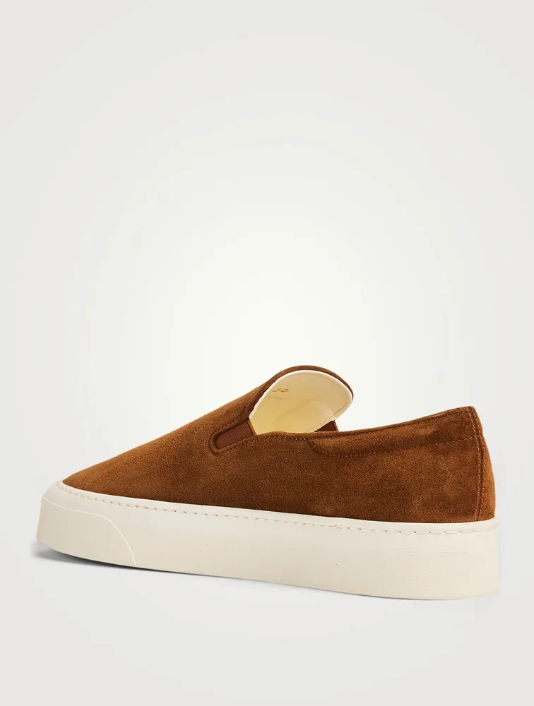 Marie H Suede Slip-On Sneakers