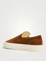 Marie H Suede Slip-On Sneakers