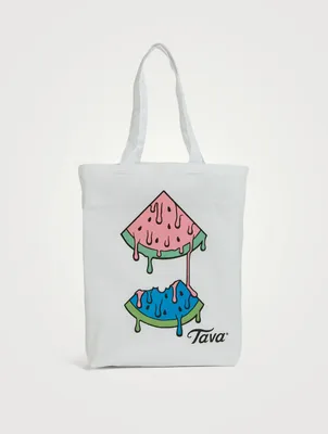 Watermelon Canvas Tote Bag