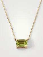 Bloom 14K Gold Pendant Necklace With Peridot