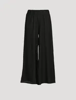 Tallows Linen Wide Leg Pants